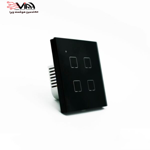 کلید چهار پل لمسی هوشمند tuya سری اکو WiFi _ Zigbee