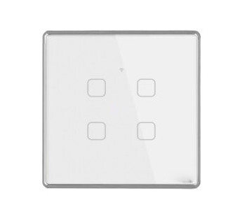 کلید چهار پل لمسی هوشمند tuya سری اکو WiFi _ Zigbee