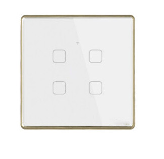 کلید چهار پل لمسی هوشمند tuya سری اکو WiFi _ Zigbee