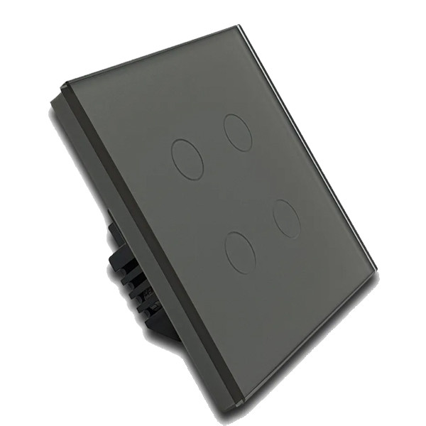 کلید چهار پل لمسی هوشمند tuya سری اکو WiFi _ Zigbee