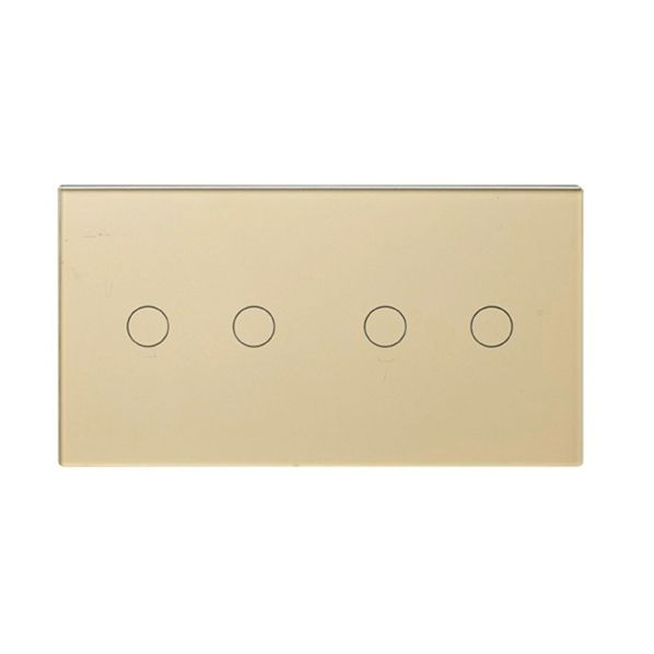 کلید چهار پل لمسی هوشمند tuya سری اکو WiFi_Zigbee