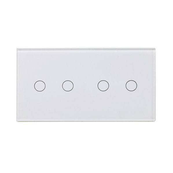 کلید چهار پل لمسی هوشمند tuya سری اکو WiFi_Zigbee
