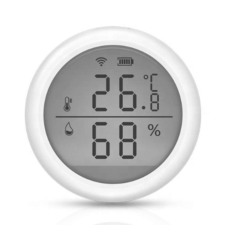 سنسور هوشمند دما و رطوبت با مانیتور تویا WiFi_Zigbee